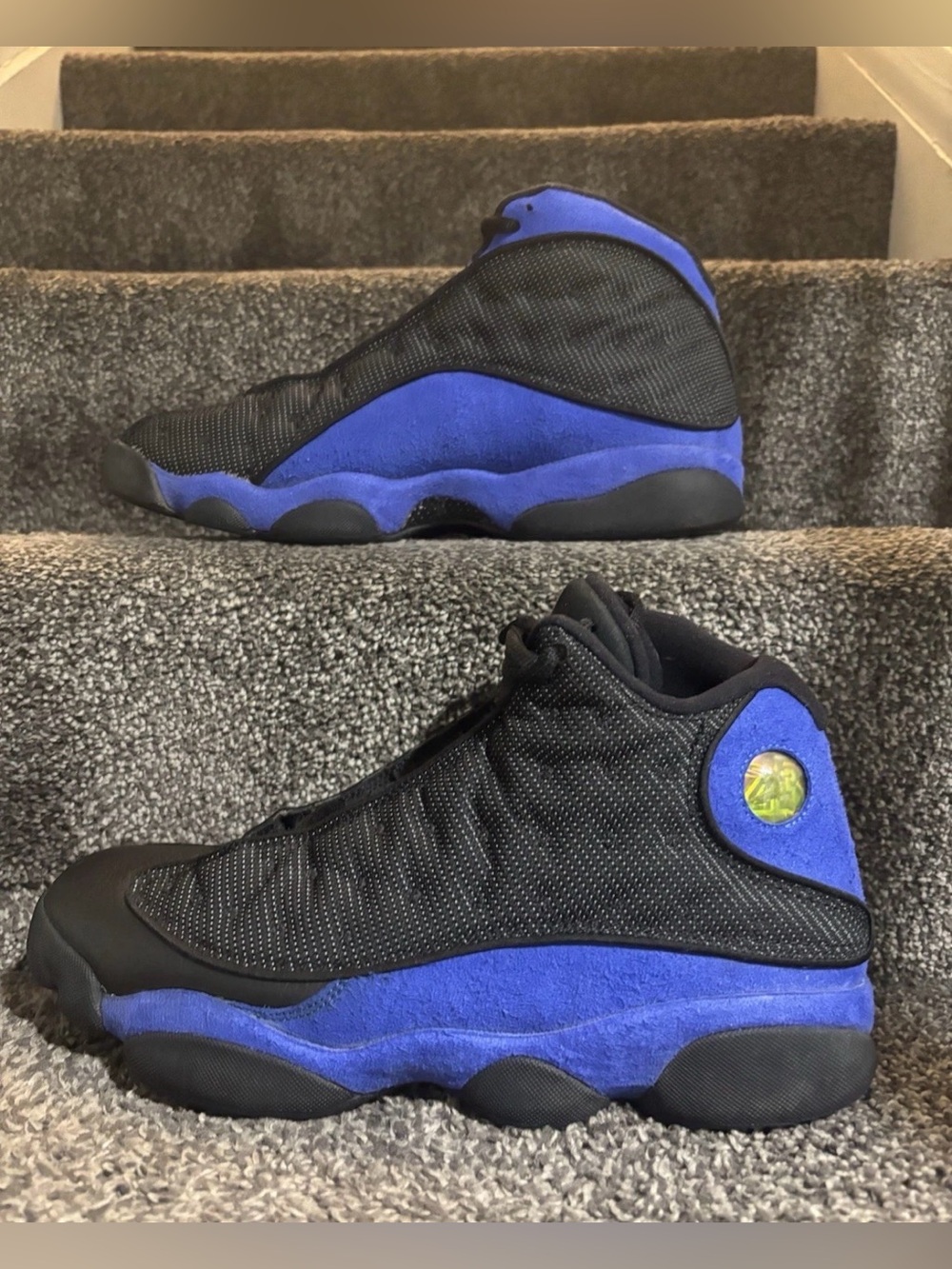 Jordan 13 Retro Black Hyper Royal Blue size 13 excellent condition